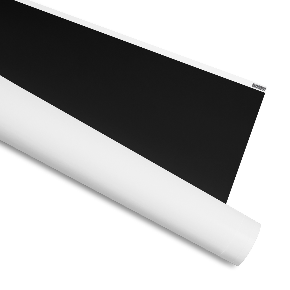 Wrapping Paper, Solid Black, Available in 2 sizes, 30" x 72", 30" x 180" and 2 finishes, matte and glossy