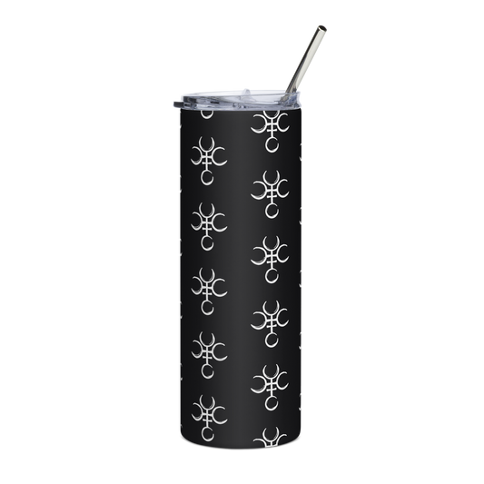 20 Skinny Tumbler with Hecate’s Symbol all around pattern